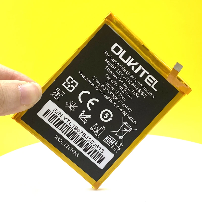 

100% Original 4080mAh Battery For Oukitel MIX 2 +Tracking number