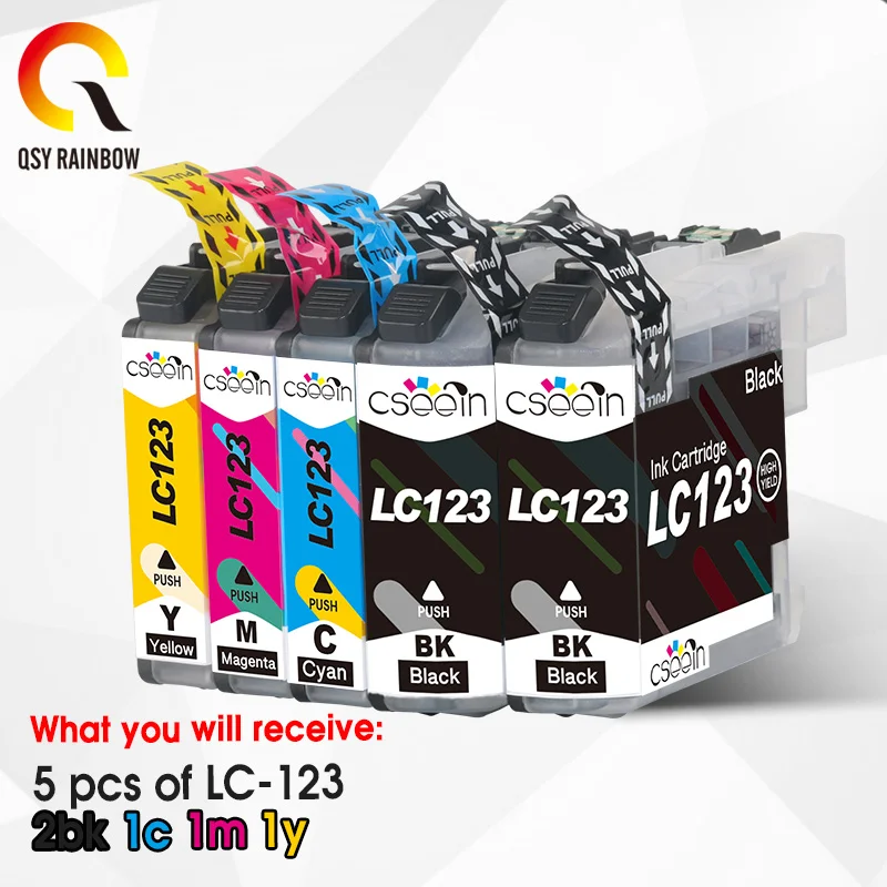 LC123 LC 123 XL LC123XL чернильные струйные картриджи для принтера Brother MFC J4410DW J4510DW J4610DW J4710DW