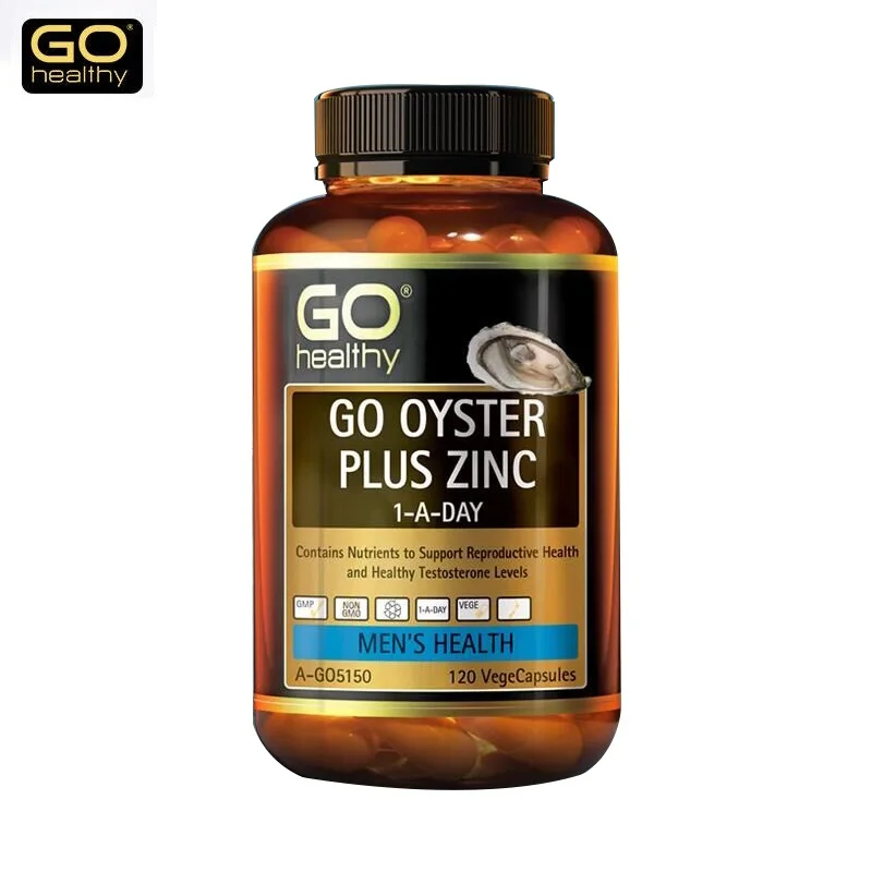 Go Healthy устричный цинк Упругая мужская t Мужская простата иммунное здоровье