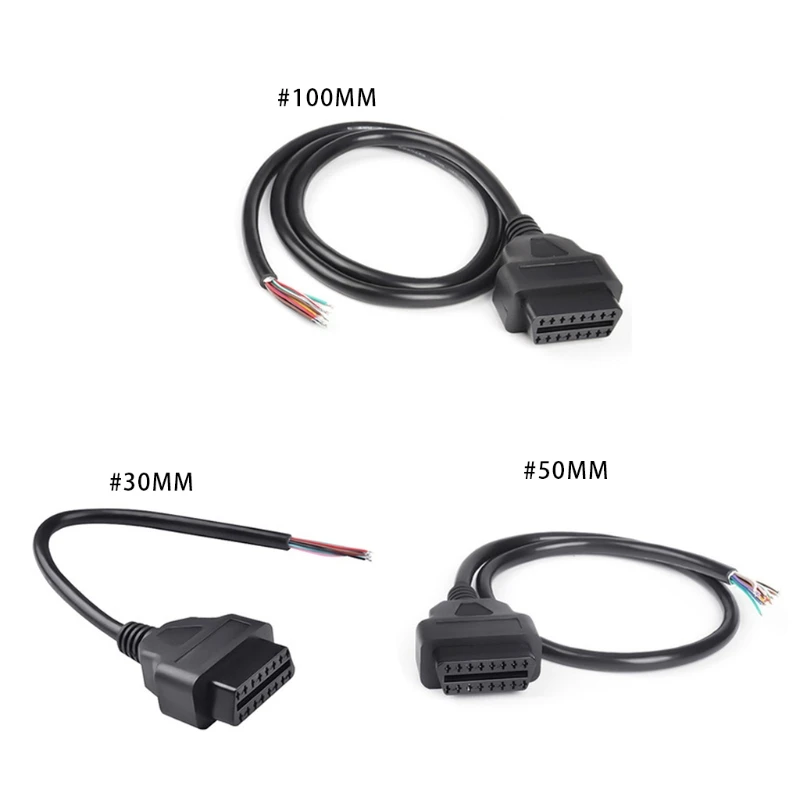 

Motorbike Repair Diagnostic Tools Universal OBD2 Connector 6Pin to 16Pin Adapter for Most Motorcycle