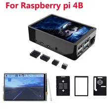 3,5 дюймов Raspberry Pi 4 Модель B сенсорный экран 480*320 ЖК-дисплей+ стилус+ двойное использование ABS чехол Корпус для Raspberry Pi 4