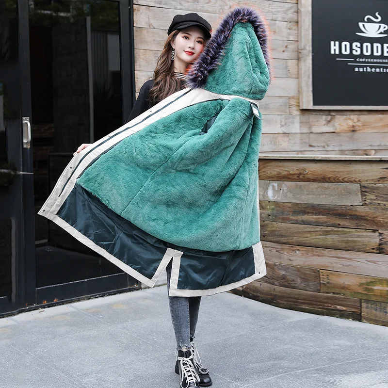 Abrigos Mujer Invierno 2019 зимняя куртка женская меховая хлопковая стеганая Женская парка