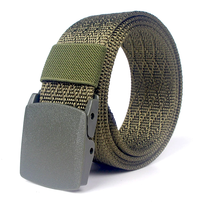 Мужской ремень унисекс с автоматической пряжкой нейлоновый роскошный поясной