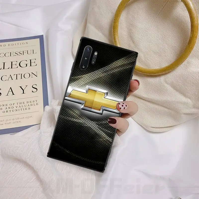 

Luxury Car Brand Chevrolet Phone Case Black TPU Soft For Samsung Galaxy A10 A20 A21 A30S A40 A50 A51 A70 A71 Note Cases Cover