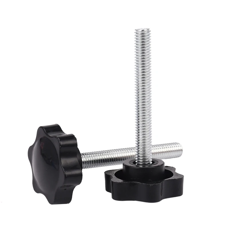 Пластиковый винт с наружной резьбой на головке штатива черной ручкой M8 X 60 мм 2 шт.