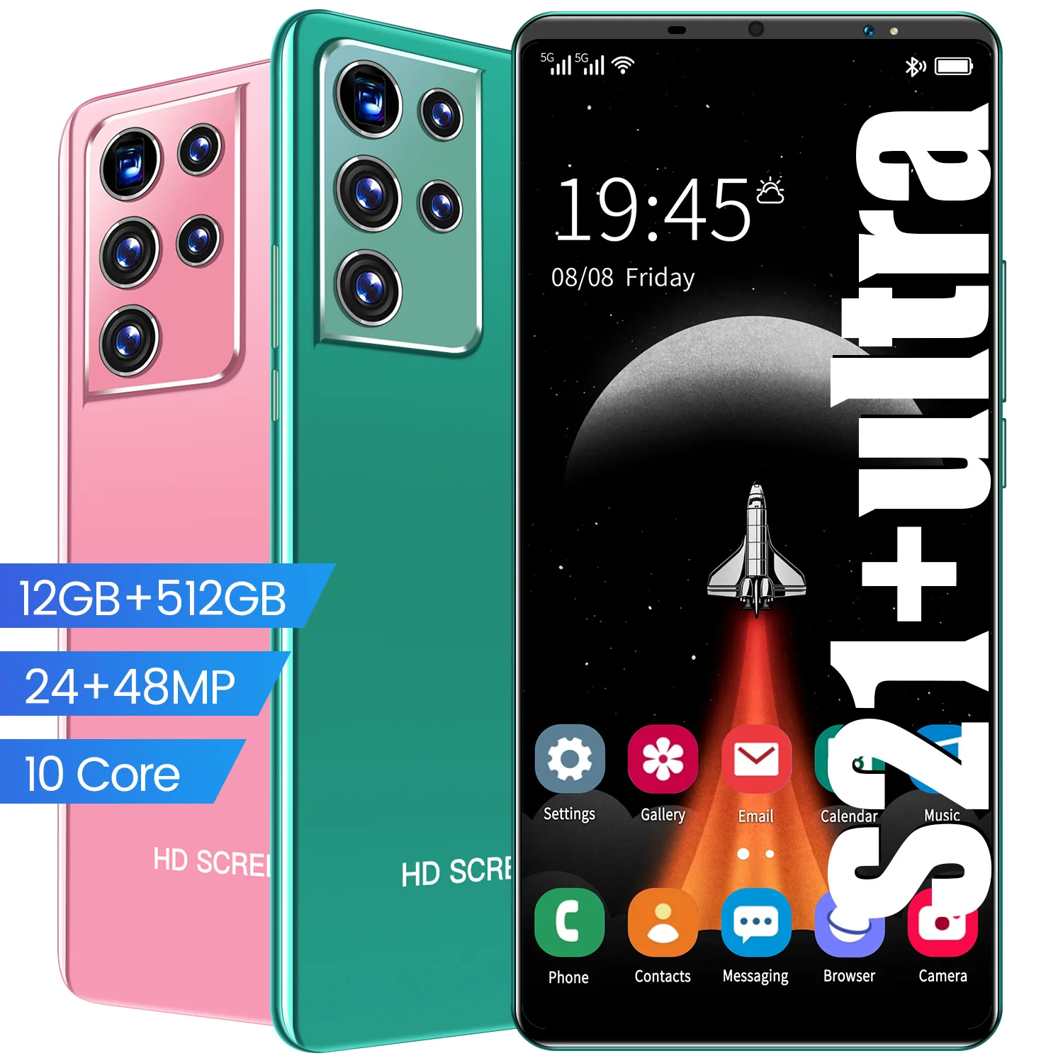 

Global Version S21 Ultra 12GB RAM 512GB ROM Mobile Phone 6.1" Display 48MP Camera Fingerprint Face ID 4G 5G Smartphone