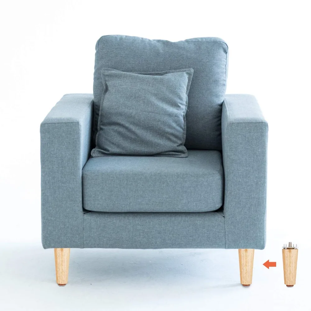 4 шт. мебель ноги диван M8 120 мм высокий полный набор Твердые конические деревянные