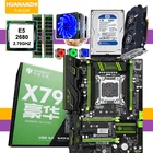 Супер материнская плата HUANANZHI X79 с двойным слотом M.2 SSD ЦП Xeon E5 2680 6 Трубок кулер ЦП 16 Гб ОЗУ RECC 1 ТБ HDD GPU GTX750Ti 2G