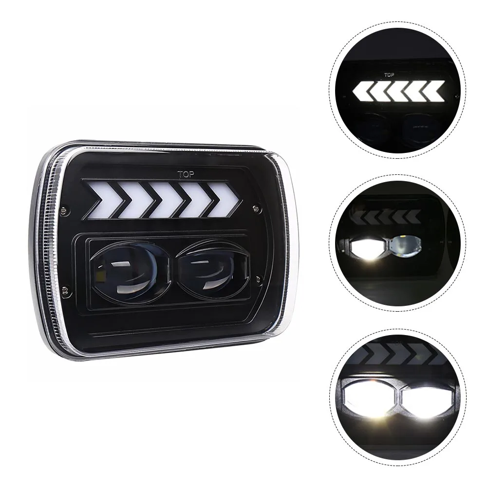 

1 Pair 5x7 inch LED Headlight Durable Turn Signal Light Useful SUV Headlight Car Automobile Accessories