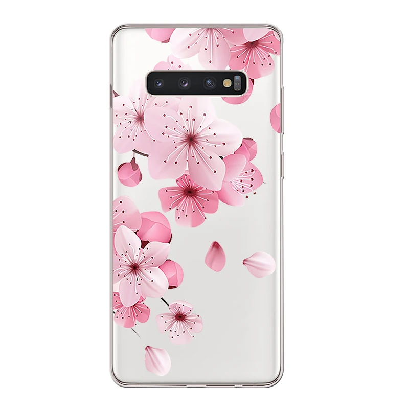 Ciciber симпатичный цветок Роза чехол для Samsung Galaxy S9 S8 S7 S6 S5 S10 S10e + Edge Plus телефонные