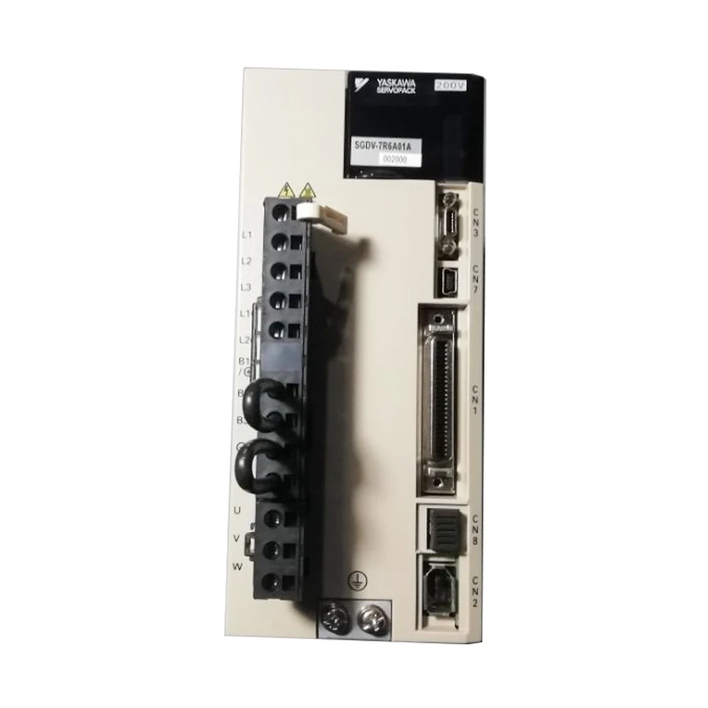 

New yaskawa electric servopack SGDV SGDV-7R6A01A002000 3 phase servo drive 1.0kw