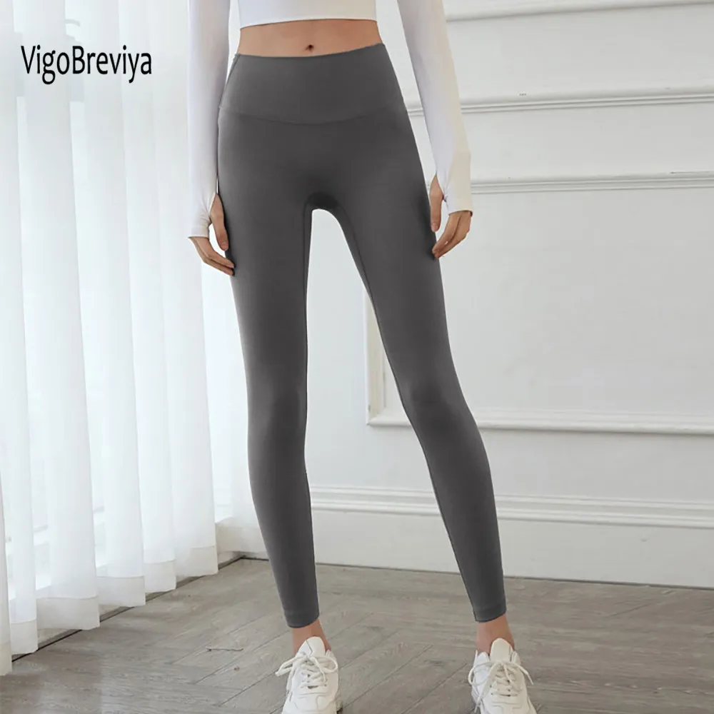 

VigoBreviya High Waist Seamless Sport Leggings Women Push Up Tights Leggins Fitness Gym Yoga Pants Running Workout Sports Wear
