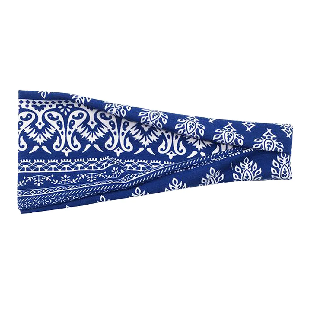 Самая низкая цена онлайн! Унисекс широкая спортивная повязка для йоги головная