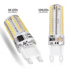 Светодиодная лампа G9, 3014 В переменного тока, 4 Вт, 7 Вт, 10 Вт, светодиодная кристаллическая силиконовая Свеча на замену, 20-35 Вт, галогенные рождественсветодиодный светодиодные лампы для спальни для дома