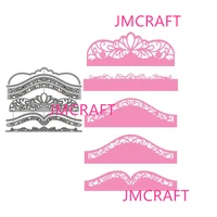 jmcraft 2021 new beautiful lace decoration metal cutting dies diy scrapbook handmade paper craft metal steel template dies