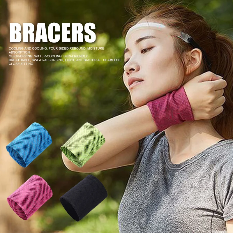 1 шт. браслет на запястье поддержка дышащий охлаждающий спортивный Напульсник