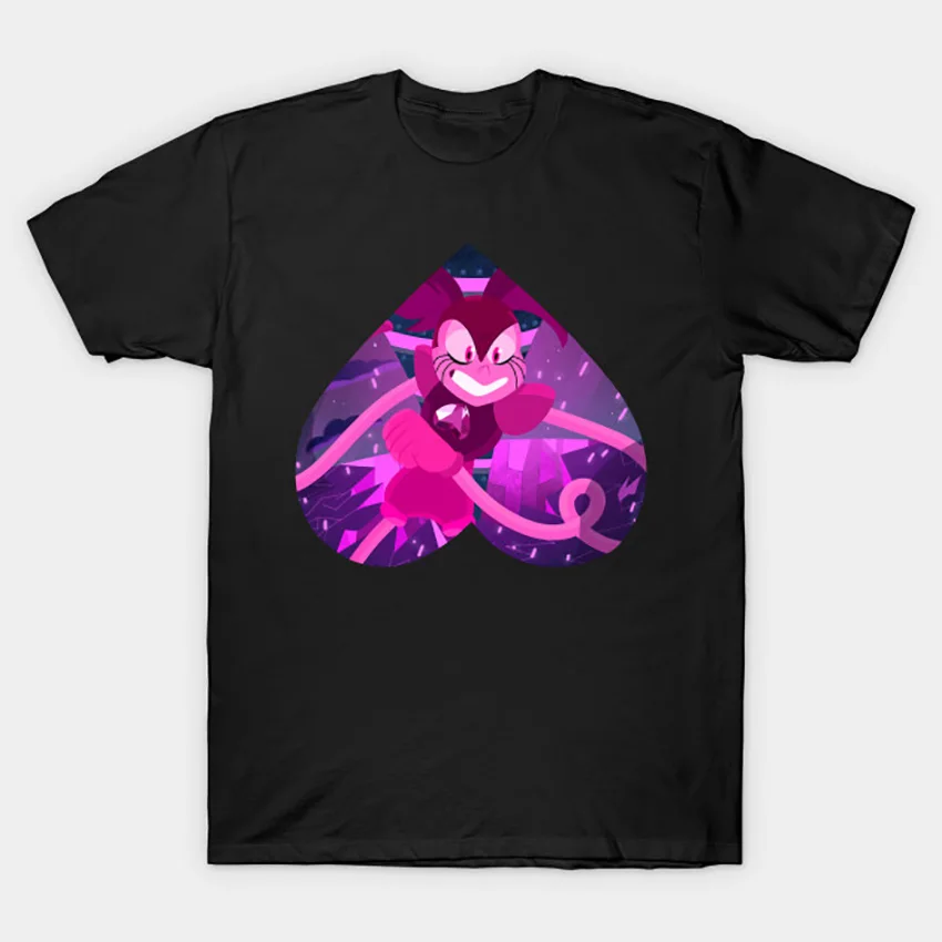 Spinel SU Movie футболка Steven Universe Футболка розовый бриллиант розовый кварц steven universe фильм Кристалл драгоценные камни шпинель