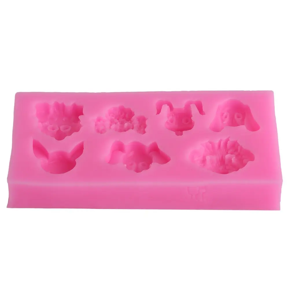 3D мультфильм собака ручной работы мыло формы инструменты для украшения