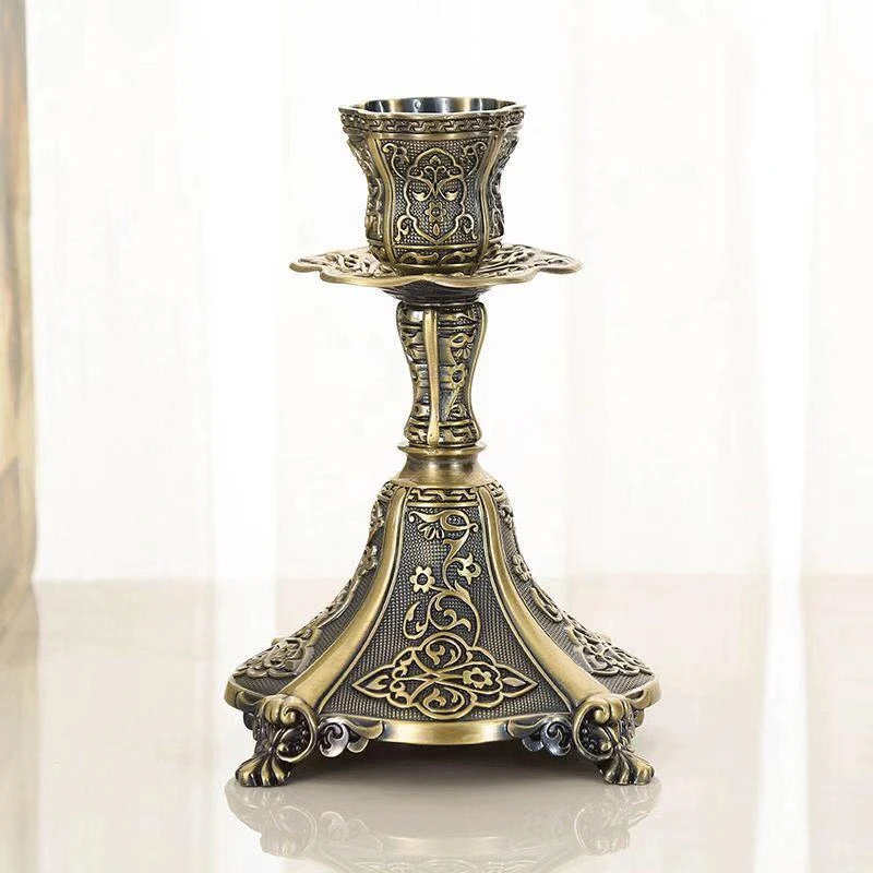 Домашний Бронзовый канделябр Decore металлические подсвечники свадебные для