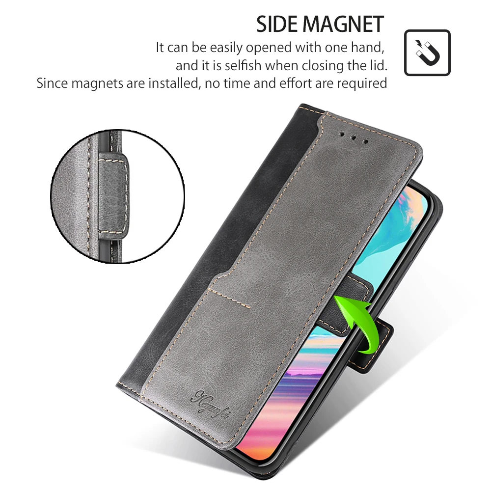 flip case for oppo realme 2 3 5 5i 6 7 8 pro realme x3 x2 x7 c3 c11 c12 c15 c17 c21 hit color leather phone cover holder free global shipping