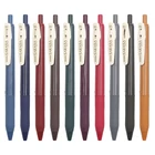 Гелевая ручка Zebra Sarasa с зажимом, выдвижная, резиновая ручка, 0,5 мм, винтажная, Цвет s, 10 цветов, 0,5, канцелярские ручки