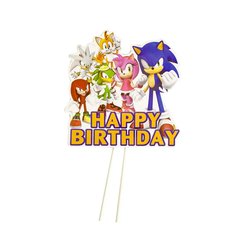 

203PCS/SET Hedgehog Bithday Gift Bags Decoration Banner For Kids Faovr Birhday Party Supplies Paper cake stand Boy Gift Stickers
