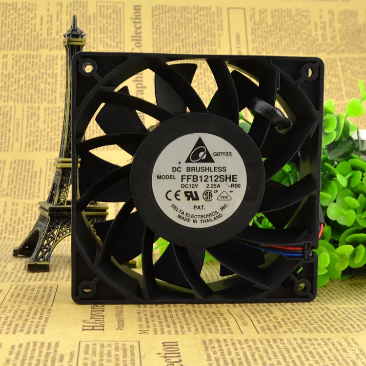 

NEW 12038 12V 2.25A FFB1212SHE12CM Motor protection cooling