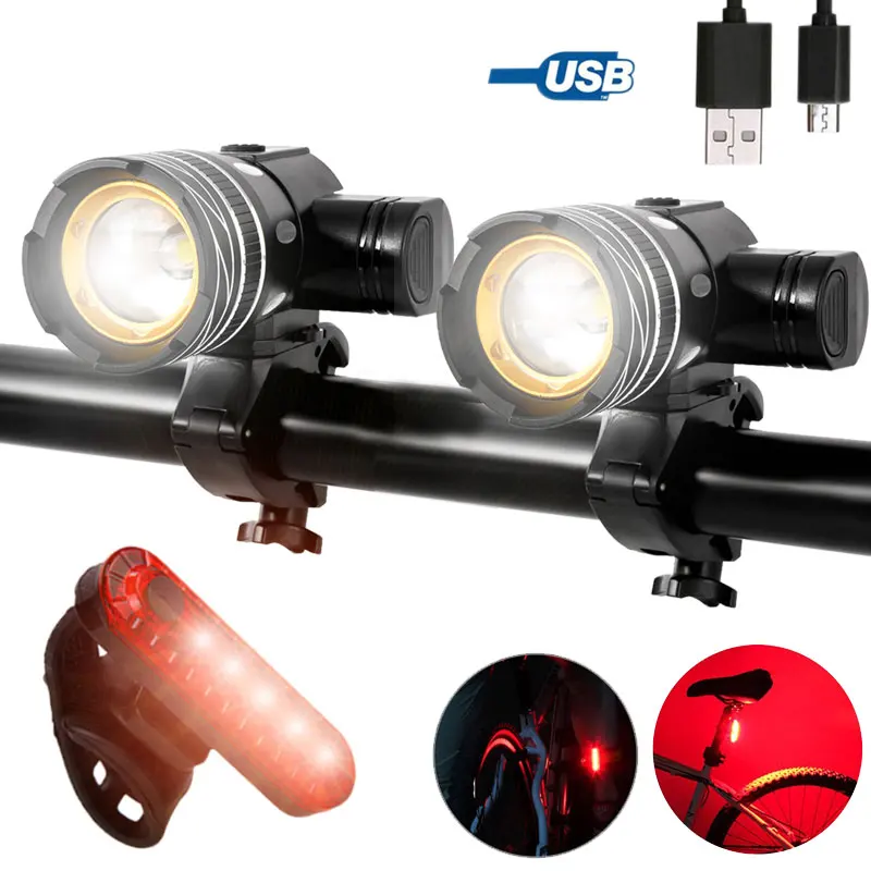 Велосипесветильник светильник комплект светодиодная Водонепроницаемая
