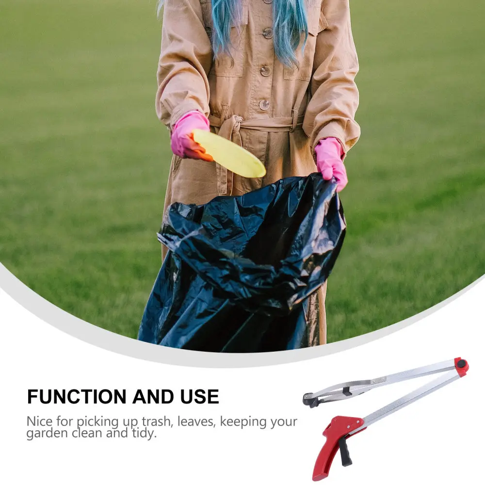 

1Pc Aluminum Alloy Leaves Clip Practical Trash Picker Multipurpose Trash Clamp