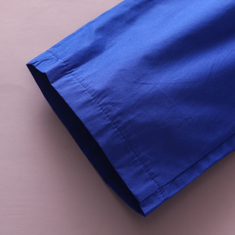 

Summer Fashion Girl Baby Girl Set Off-Shoulder Design Shirt Top + Hidden Blue Wide Leg Pants 2 Pcs Set 1-6T