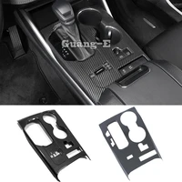 gear shift box panel cover for toyota highlander kluger 2020 2021 2022 water cup frame trim car accessories interior decoration
