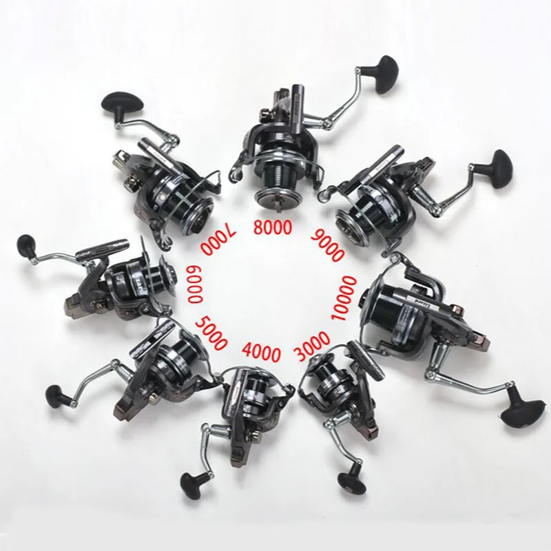 

HFBIRDS Fishing Reel HQ3000-10000 13+1BB 5.1:1 Left/Right Hand All-metal CNC Rocker Arm Fishing Spinning Reel For Fishing