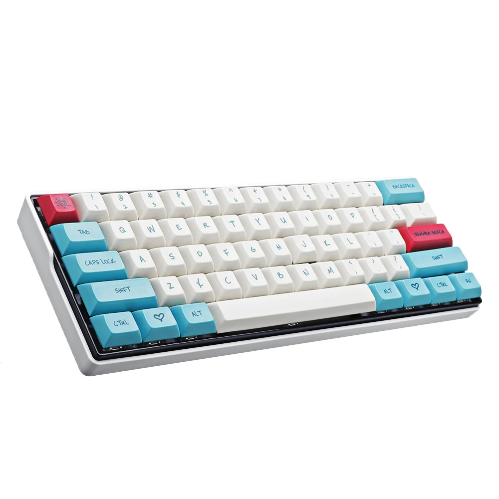 

Колпачок для клавиш 68/96, конфигурация DSA, название файла, колпачок для клавиш PBT подходит для механической клавиатуры 61/64/68/104/108 клавиш (только...