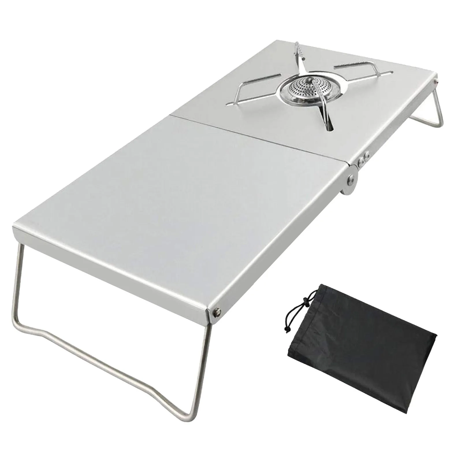 

Tovelent Heat Table For Single Burner 1 Unit Multi-purpose Folding Lightweight Bbq Foldable Barbecue Outdoor Cooking Tools New