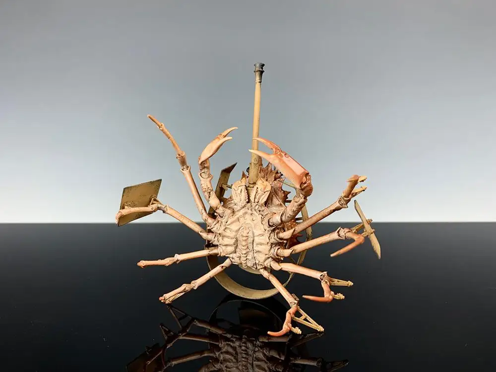 Фантазия креативная стимпанк IV колесница мех Краб миниатюры Неокрашенная Смола