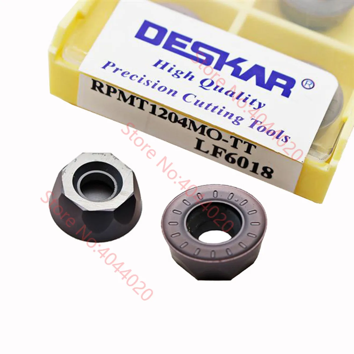 

DESKAR RPMT1003MO-TT LF6018/RPMT1204MO-TT LF6018 CARBIDE INSERT 10PCS/BOX