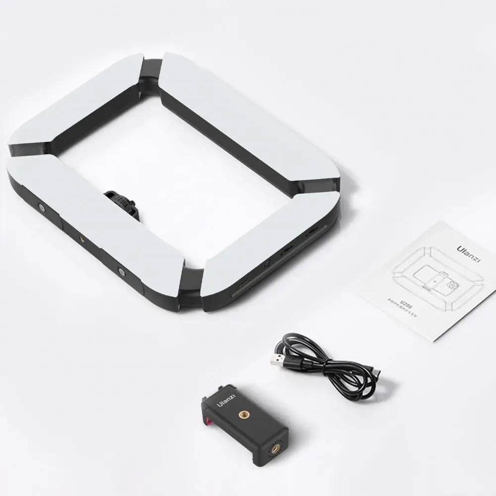 

Ulanzi U200 Handheld Portable Video Recording Live Streaming Ring Fill Light Ring Light U200 Camera Accessories 2500-8500K