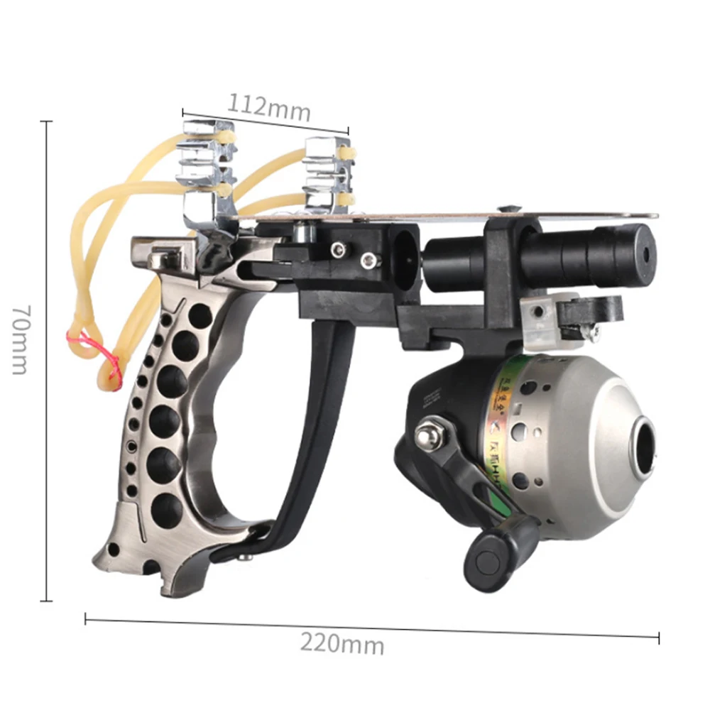

Straight Rod High Precision Telescopic High Power Red Laser Flat Rubber Band Stainless Steel Outdoor Hunting Catapult Slingshot