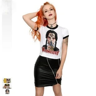 

2021 Summer New Tight-fitting Round Neck Short-sleeved T-shirt 3d Digital Printing Sexy Women's Pullover Bottoming Shirt Women