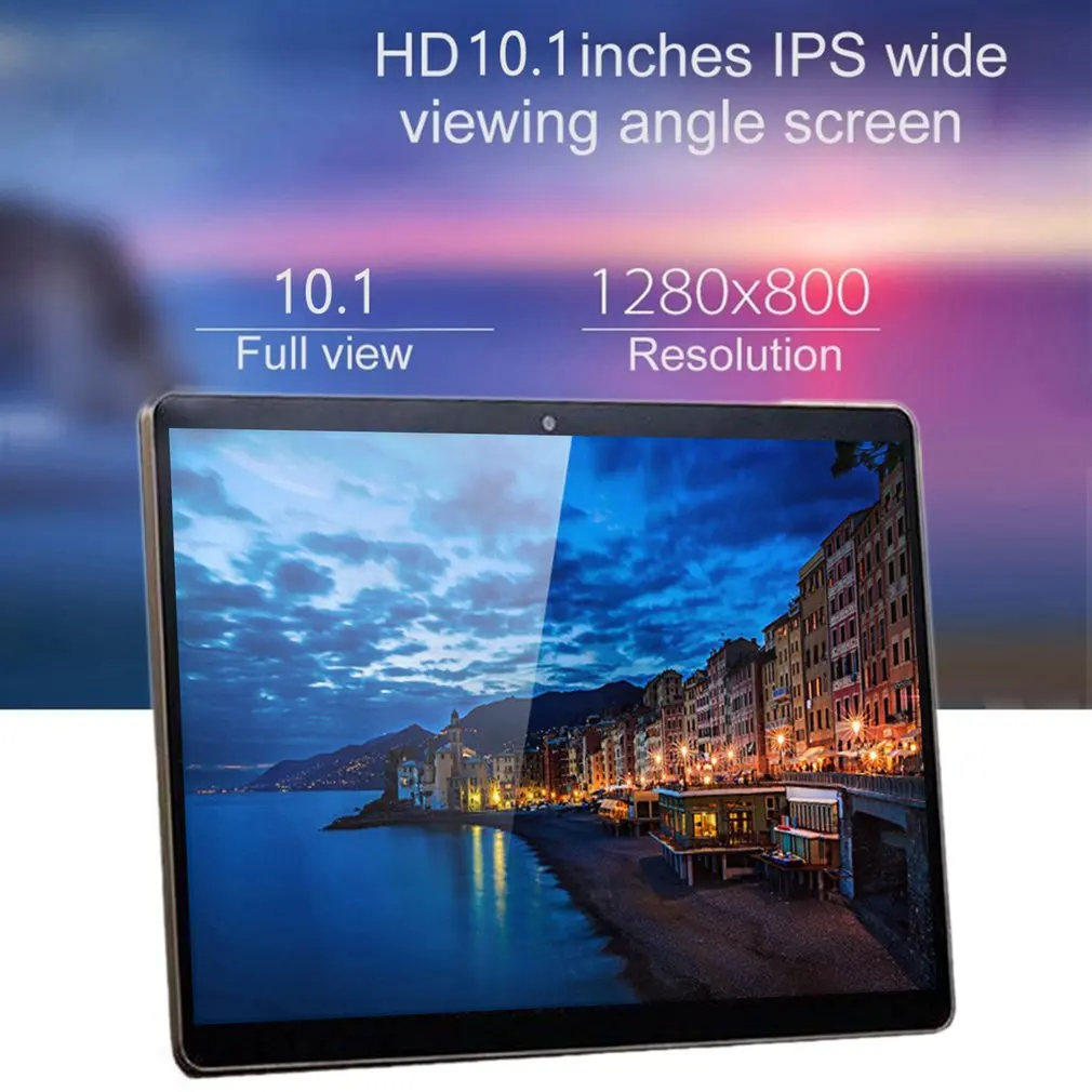 

10.1 Inch Tablet PC Dual SIM Cards Octa Core 4GB RAM 64GB ROM 3G WCDMA Tablet LCD Capacitive Screen Universal LESHP Piece