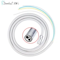 1pc dental 42 holes handpiece hose tube with connector high quality silicone and stainless steel connector for dental chair