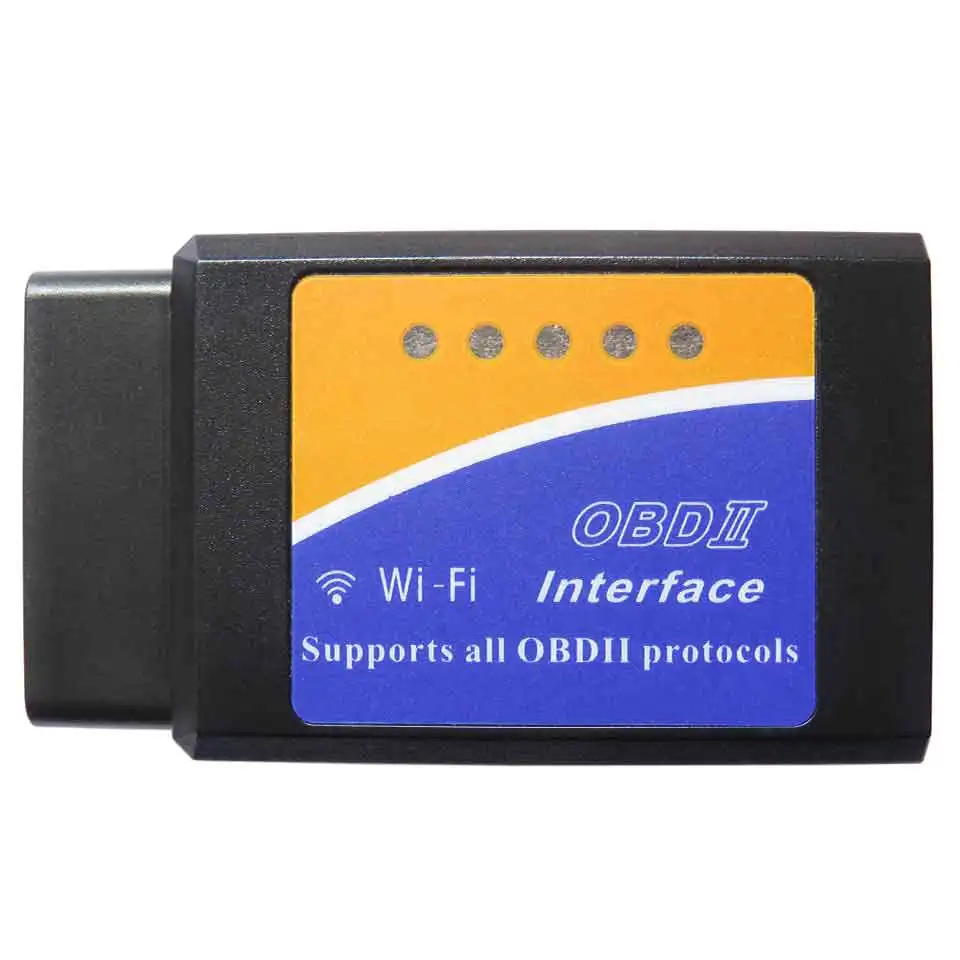 Мини ELM327 WiFi V1.5 OBD2 OBDII без чипа PIC18F25K80 ELM 327 Wi Fi V 1 5 Obd 2 сканер кодов для iOS и