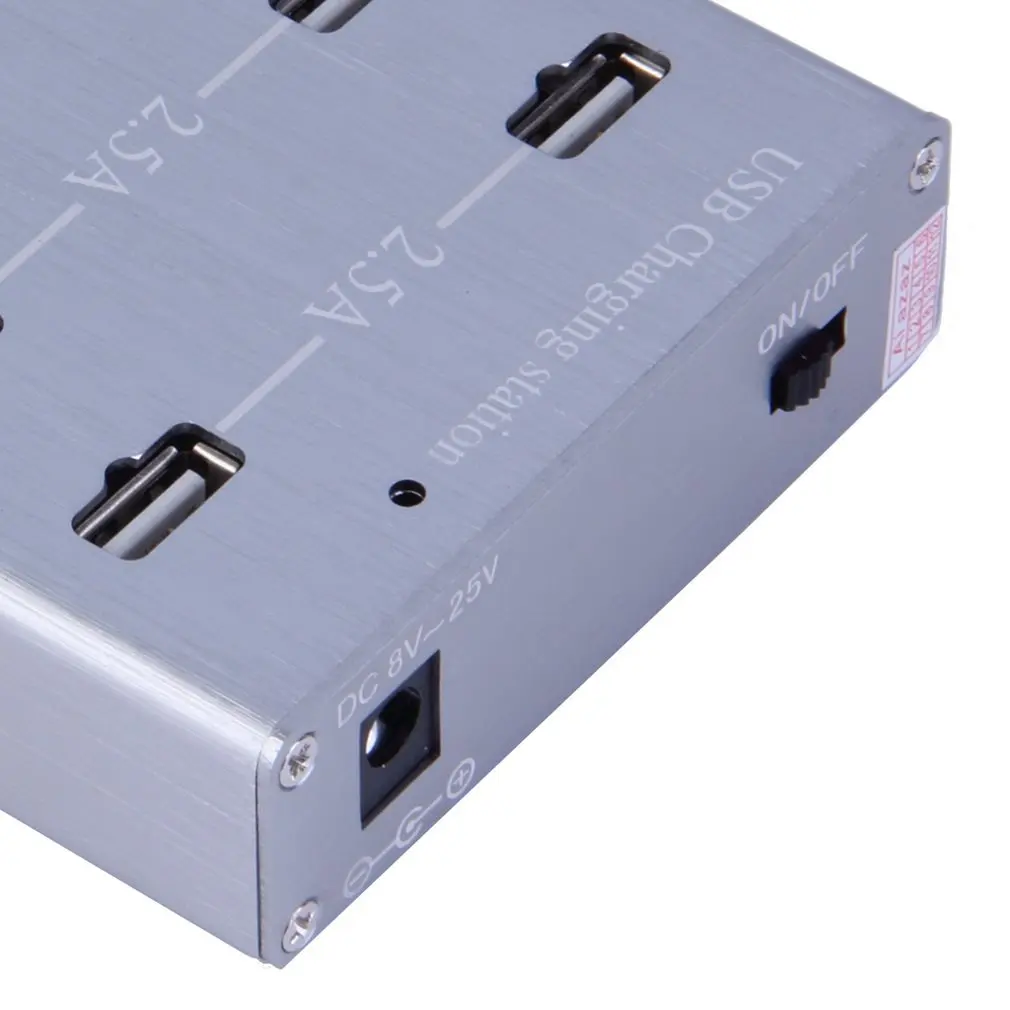 10 многопортовая USB зарядная удлинительная станция адаптер переменного тока 5 в 2