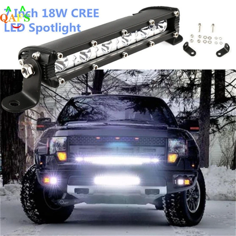 18W 6LED Work Light Bar Driving Lamp Fog Off Road SUV Car Boat Truck 1set 7 Inch | Автомобили и мотоциклы