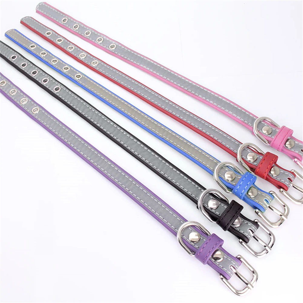 Новый модный внешний вид Светоотражающий ошейник для собаки кошки безопасный