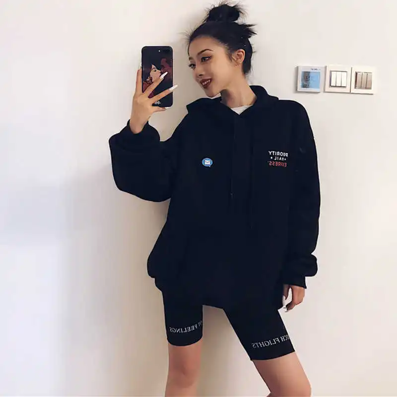 

High Waist 2019 Fashionshorts women sexy biker shorts fitness korean casual sexy short cotton black Athleisure Cycling Shorts