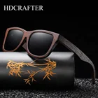 Солнцезащитные очки HDCRAFTER из 100% натурального бамбука, деревянные очки с поляризационными зеркальными линзами ручной работы, солнцезащитные очки