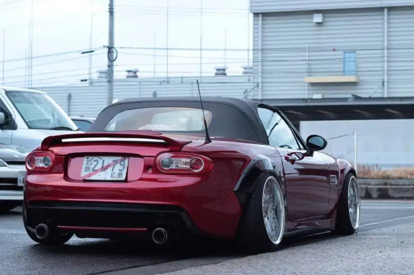 Автомобильный Стайлинг для Mazda MX5 NC NCEC Roadster Miata RBK Стиль Стекловолоконный ствол