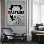 Постер Beastars HD на холсте, аниме постер для украшения стен дома, гостиной, спальни, прихожей