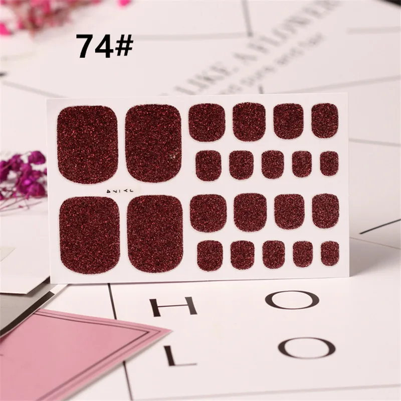 1 лист градиентного блестящего порошка наклейка для ногтей красивые Типсы